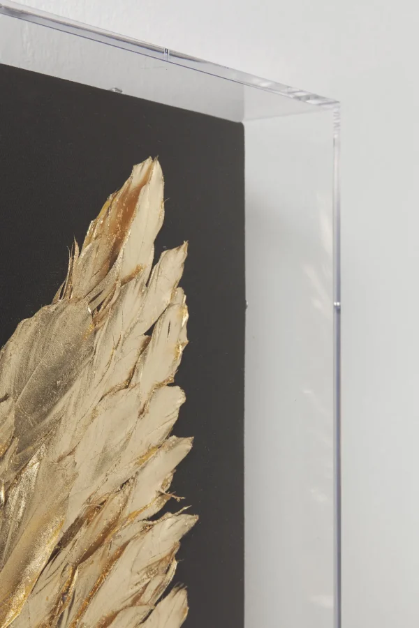 Decorazione da parete wings oro/nero 120x120 cm - KARE