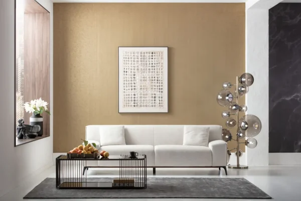 Divano 3 posti Toni Beige 230cm - KARE