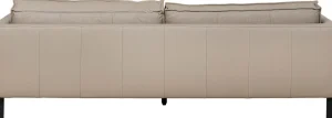 Divano 3 posti Victor pelle grigio 233cm - KARE