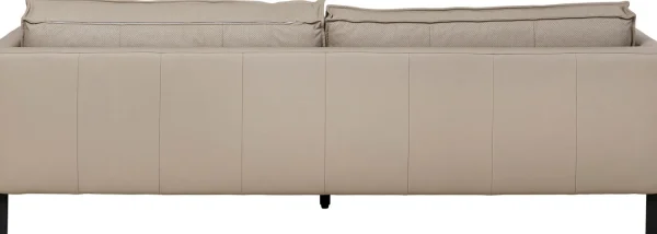 Divano 3 posti Victor pelle grigio 233cm - KARE