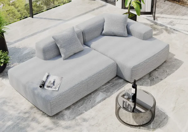 Divano angolo Laguna Outdoor grigio - KARE