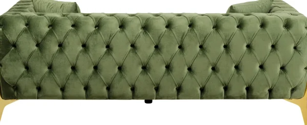 Divano Bellissima 2 posti velluto verde 200cm - KARE