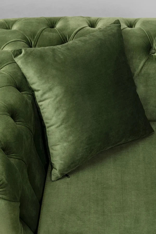 Divano Bellissima 2 posti velluto verde 200cm - KARE