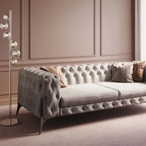 Divano Bellissima 3-posti beige 240cm - KARE
