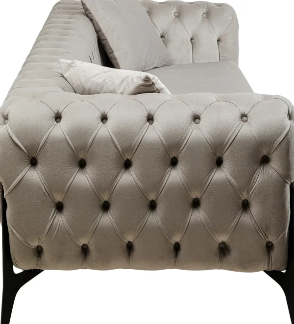 Divano Bellissima 3-posti beige 240cm - KARE