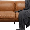 Divano Calgary Pelle Marrone Chiaro 228cm - KARE