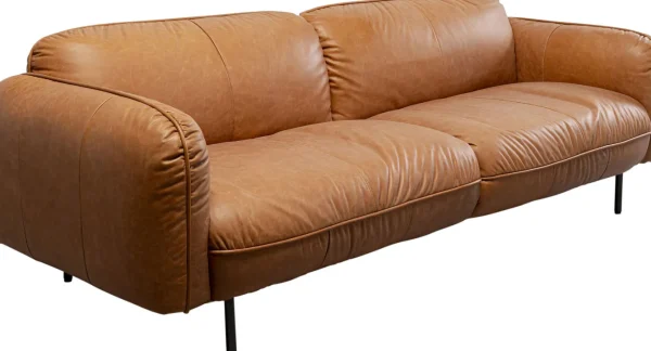 Divano Calgary Pelle Marrone Chiaro 228cm - KARE