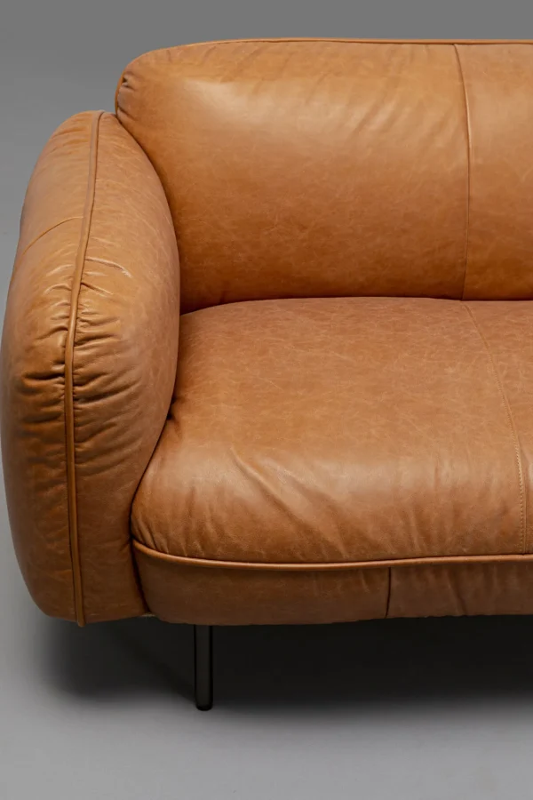 Divano Calgary Pelle Marrone Chiaro 228cm - KARE