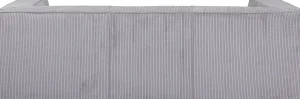Divano Cubetto Cord 3-posti grigio chiaro 220cm - KARE