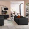 Divano Cubetto 3-posti grigio scuro 220cm - KARE