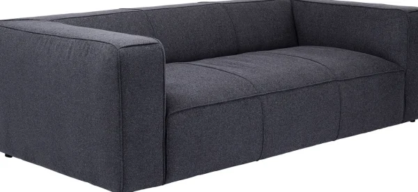 Divano Cubetto 3-posti grigio scuro 220cm - KARE