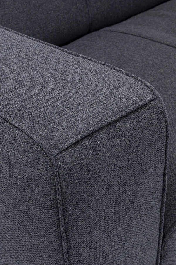 Divano Cubetto 3-posti grigio scuro 220cm - KARE