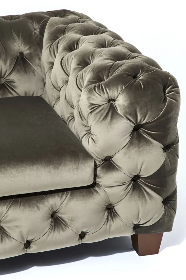 Divano Desire 3-Posti Verde Khaki - KARE