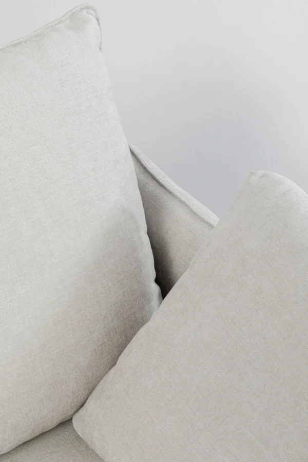 Divano Edna 3-posti crema 245cm - KARE