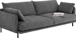 Divano Edna 3-posti grigio 245cm - KARE