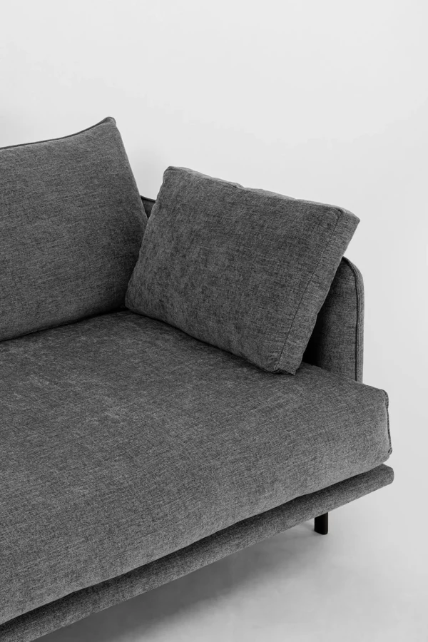 Divano Edna 3-posti grigio 245cm - KARE