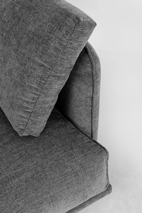 Divano Edna 3-posti grigio 245cm - KARE