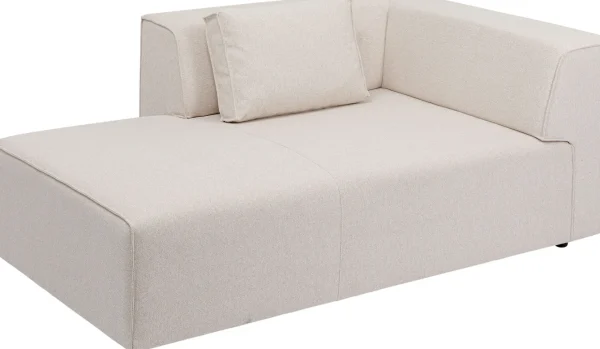 Divano Infinity Elements ottomano crema sinistra 182cm - KARE