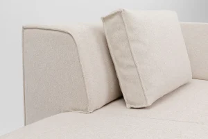 Divano Infinity Elements ottomano crema sinistra 182cm - KARE