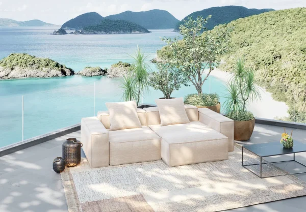 Divano Kalua 2-posti Outdoor Linen - KARE