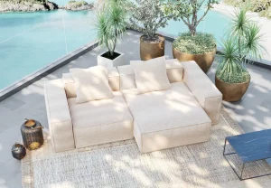 Divano Kalua 2-posti Outdoor Linen - KARE