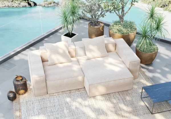 Divano Kalua 2-posti Outdoor Linen - KARE