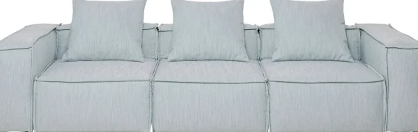 Divano Korali Beach Outdoor blu chiaro 320cm - KARE