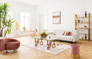 Divano letto Milchbar beige 219 cm - KARE