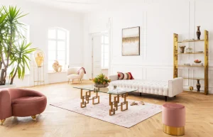 Divano letto Milchbar beige 219 cm - KARE