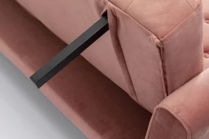 Divano letto Milchbar malva 219 cm - KARE