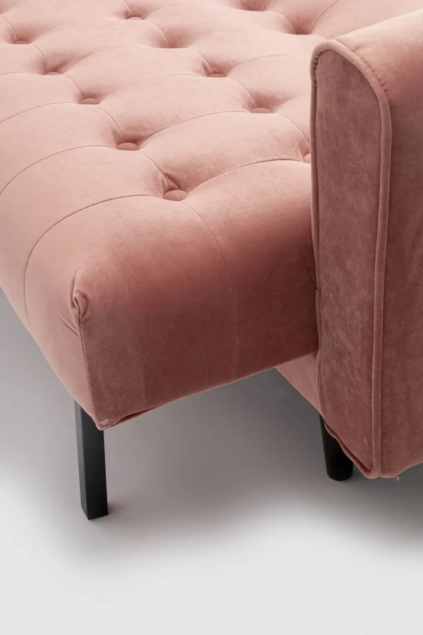Divano letto Milchbar malva 219 cm - KARE