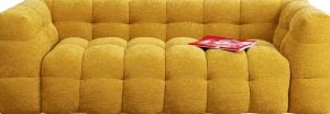 Divano 3-posti Salamanca giallo 240cm - KARE
