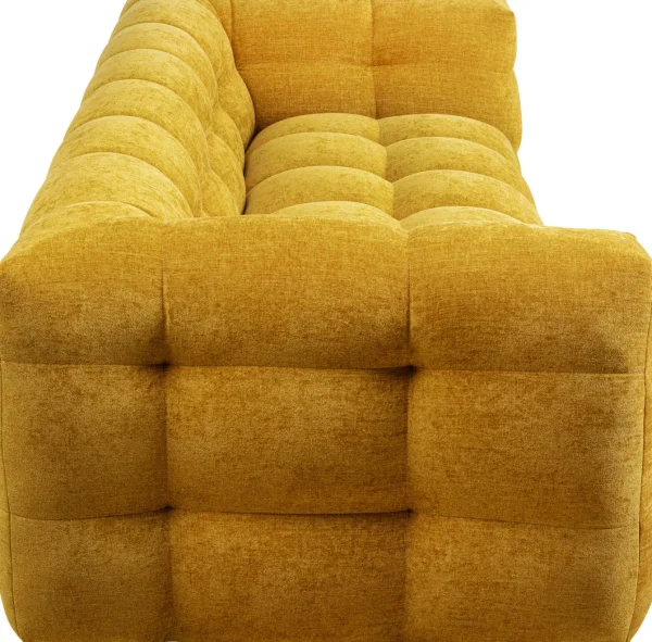 Divano 3-posti Salamanca giallo 240cm - KARE