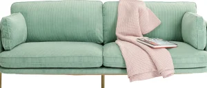 Divano Shirly 3-posti verde 221cm - KARE