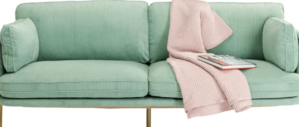 Divano Shirly 3-posti verde 221cm - KARE