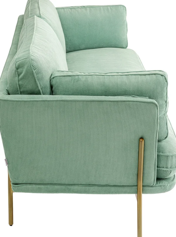 Divano Shirly 3-posti verde 221cm - KARE