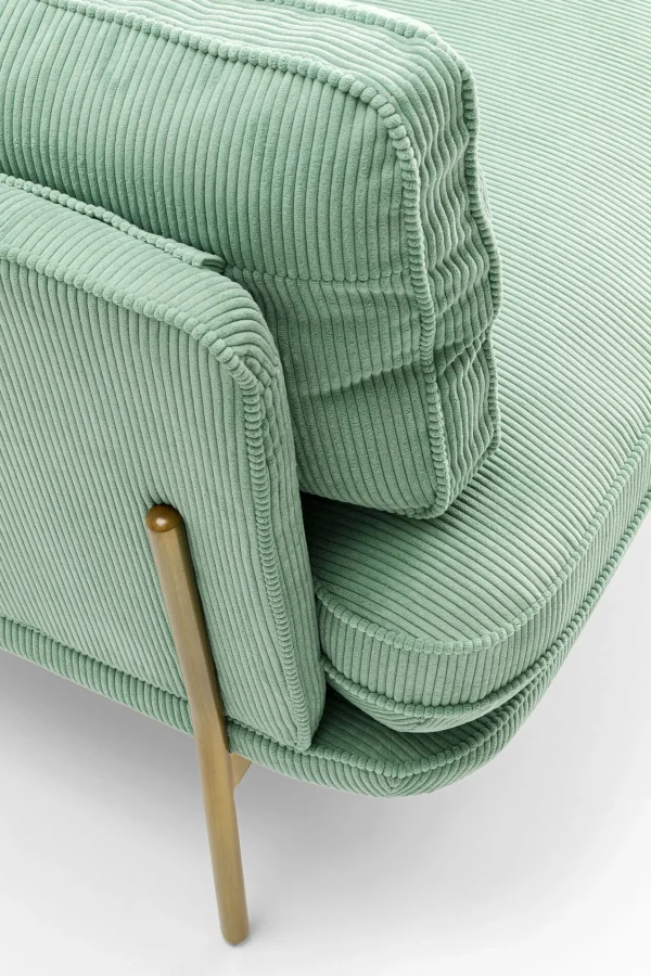 Divano Shirly 3-posti verde 221cm - KARE