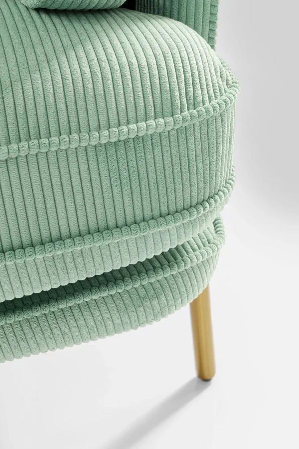 Divano Shirly 3-posti verde 221cm - KARE
