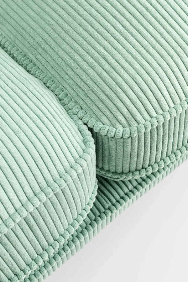 Divano Shirly 3-posti verde 221cm - KARE