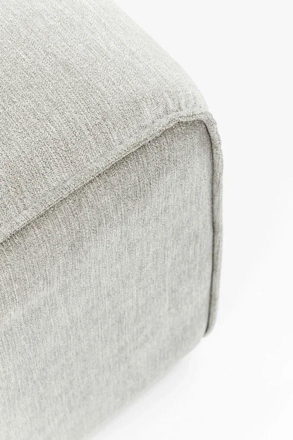 Elemento pouf Infinity grigio 50 cm - KARE