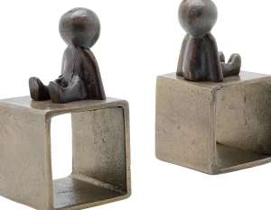 Ferma libro in metallo "Little Males" (2/pezzi) - KARE