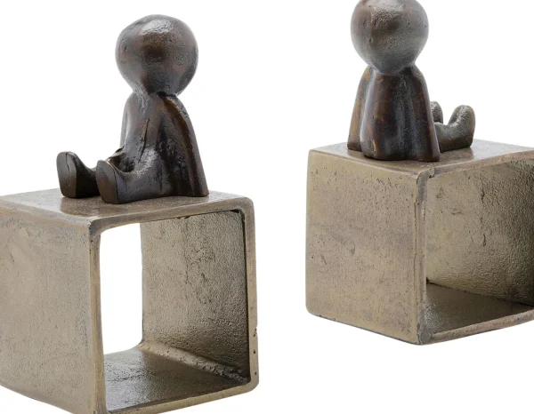 Ferma libro in metallo "Little Males" (2/pezzi) - KARE