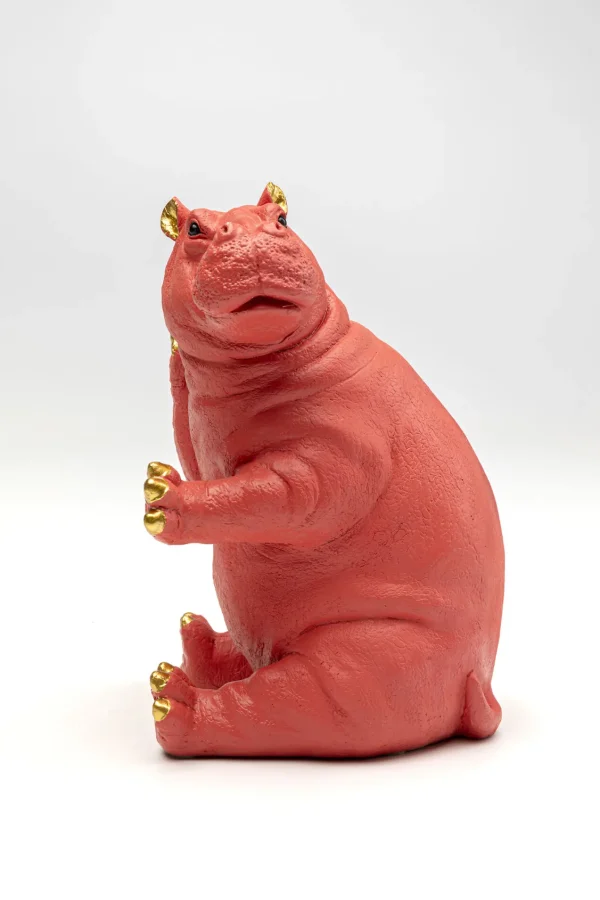Fermalibro Hippo rosa (2/set) - KARE