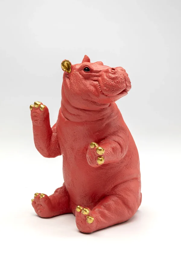 Fermalibro Hippo rosa (2/set) - KARE