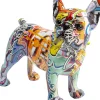 Figura decorata con effetto graffiti a forma di bulldog - KARE