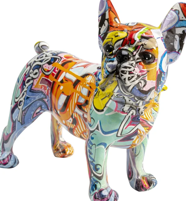 Figura decorata con effetto graffiti a forma di bulldog - KARE