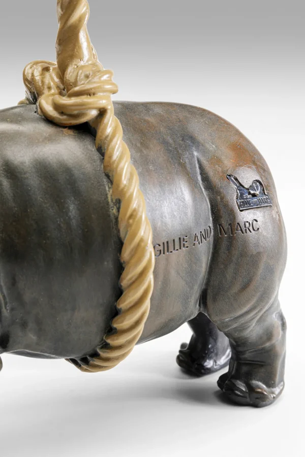 Figura decorativa Artistic Rhino 46cm - KARE