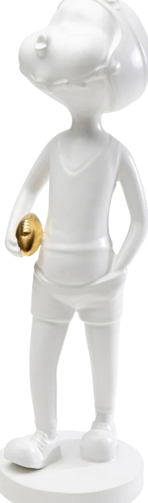 Figura decorativa Ball Girl bianco 41cm - KARE