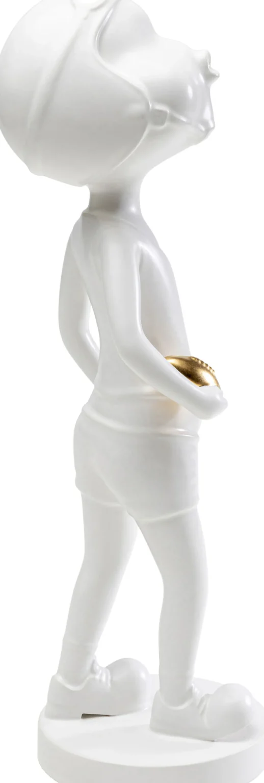 Figura decorativa Ball Girl bianco 41cm - KARE