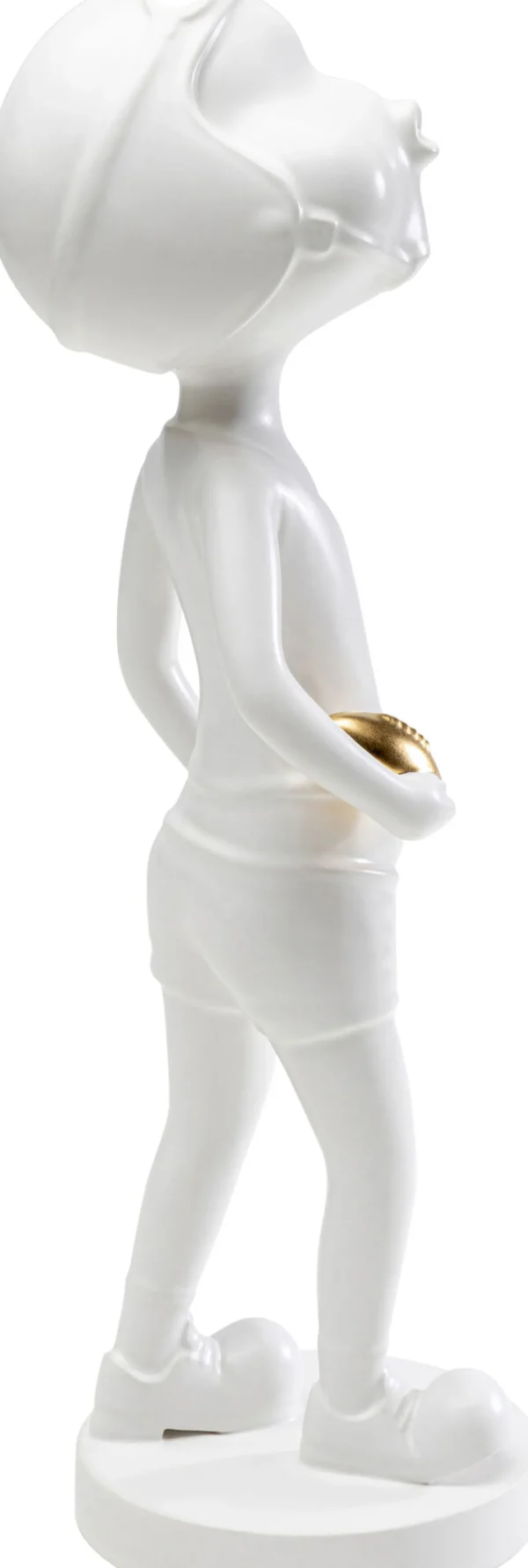 Figura decorativa Ball Girl bianco 41cm - KARE